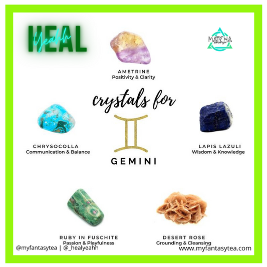 GEMINI ZODAIC CRYSTALS- BIRTH SIGNS