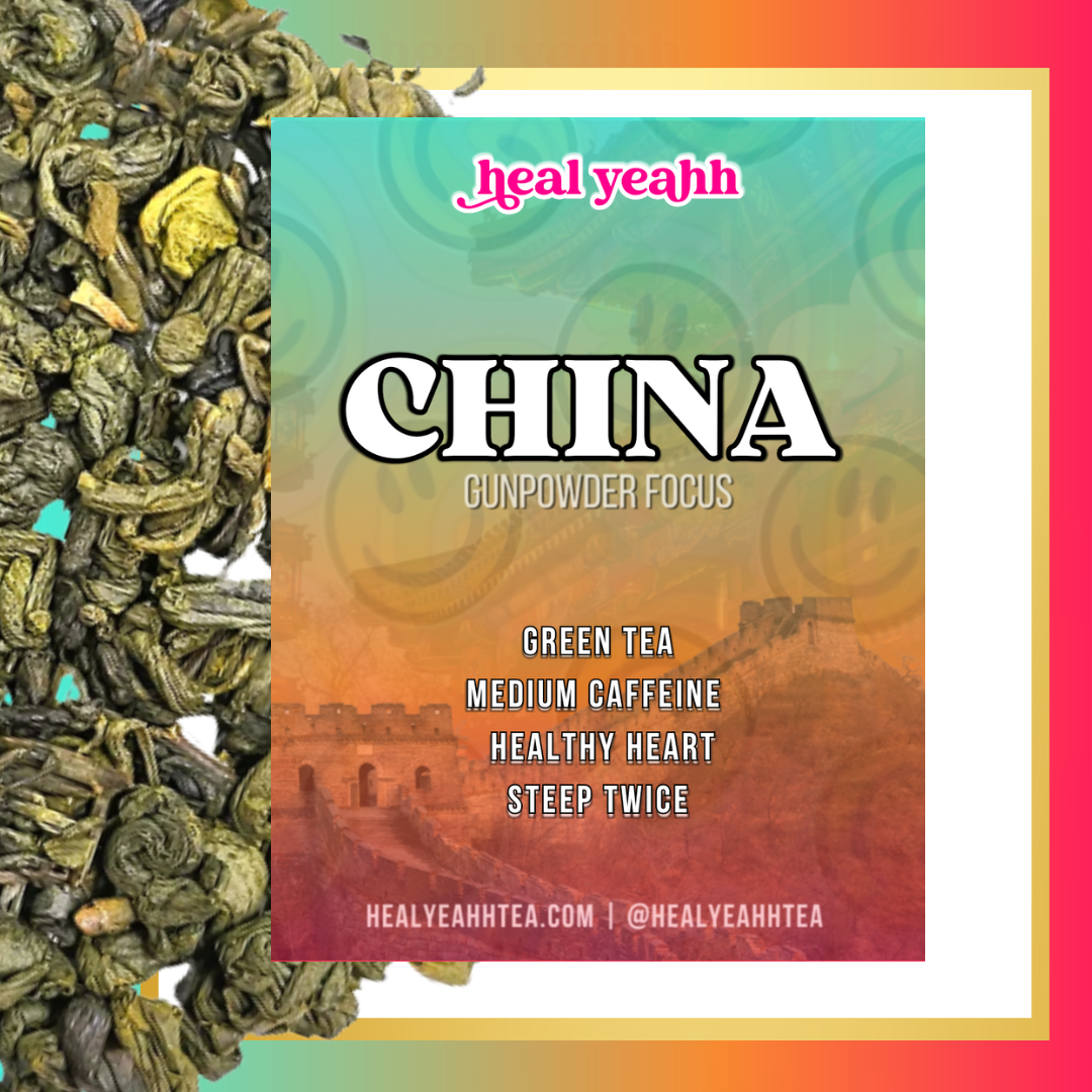 CHINA- Gunpowder Tea