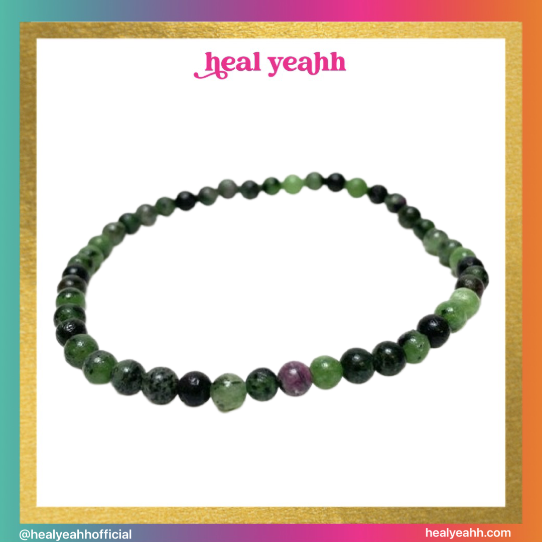 Ruby Zoisite Bracelet