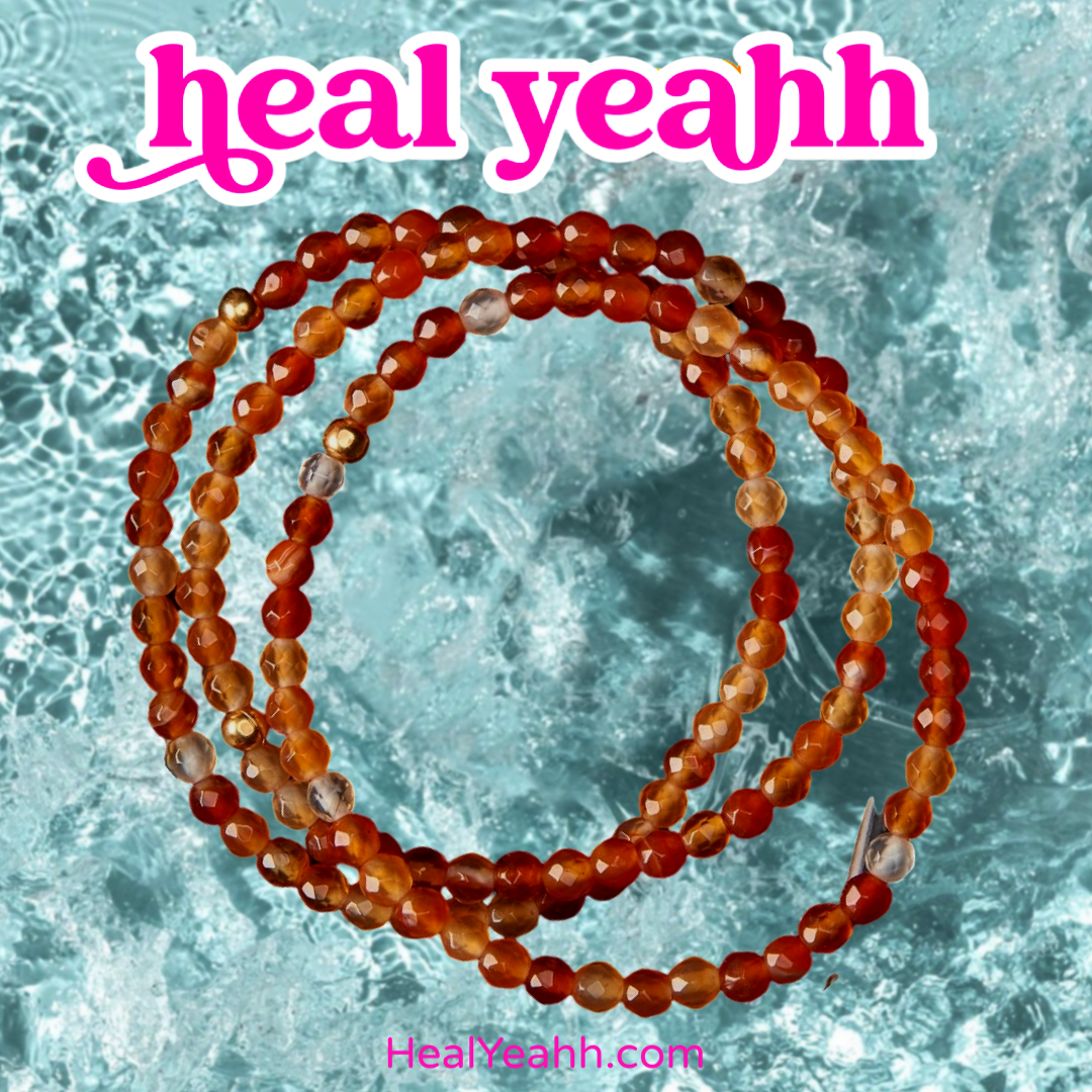 Carnelian Crystal Bracelet