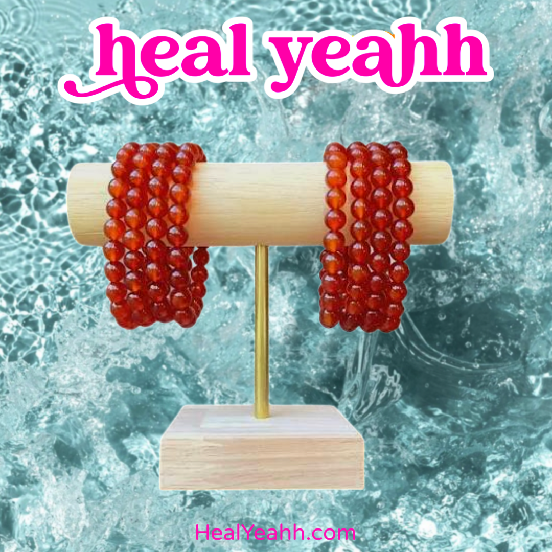 Carnelian Crystal Bracelet