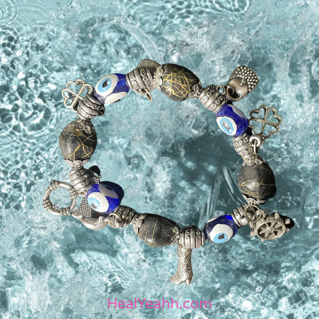 Ancestor Protected - Evil Eye Bracelet