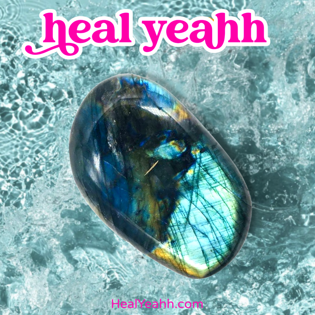 Labradorite Palm Stone