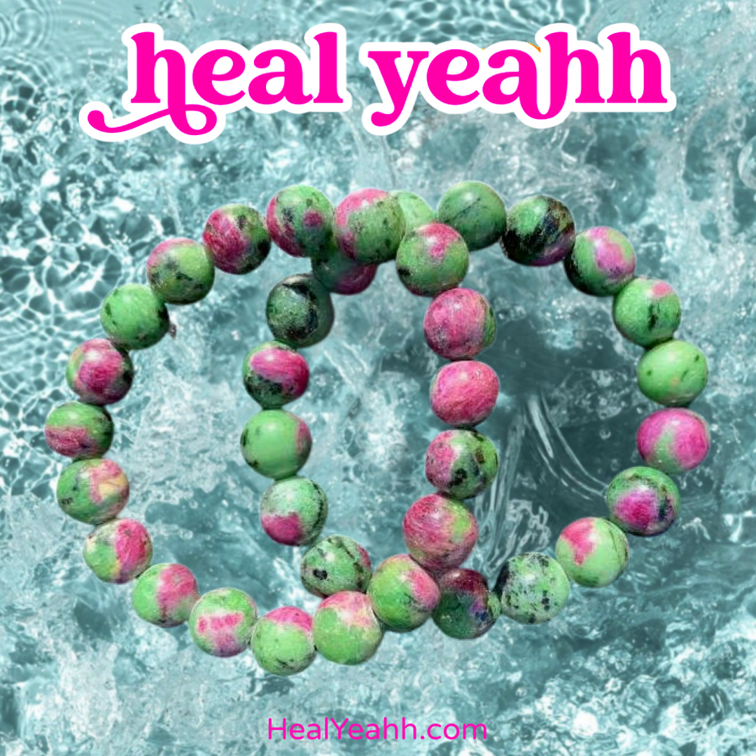 Ruby Zoisite Bracelet