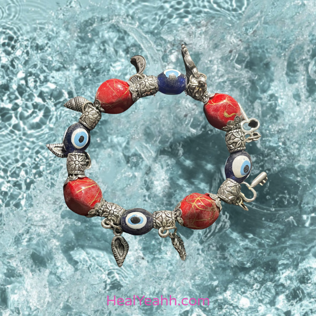 Ancestor Protected - Evil Eye Bracelet