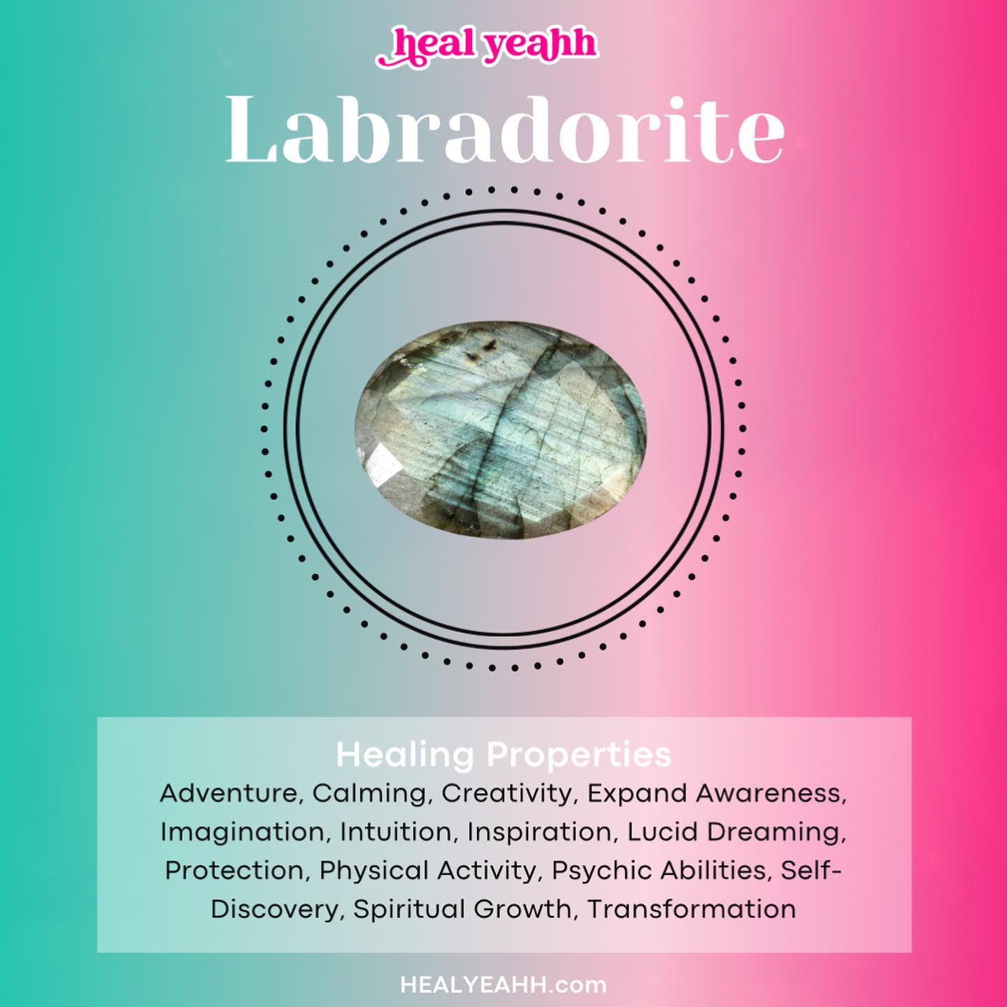 Labradorite Palm Stone