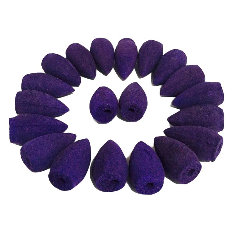 LAVENDER BACK FLOW CONES - 24 pack