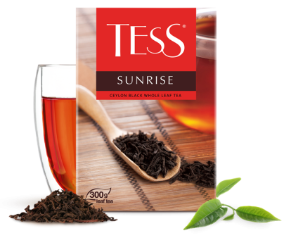 Black Ceylon tea TESS Sunrise leaf 300g photo