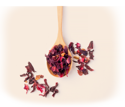 Hibiscus with strawberry & pink pepper flavour TESS Flame in bags 25 pcs. photo