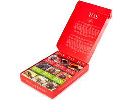 collection of 9 black and green leaf teas TESS Loose Tea Collection photo