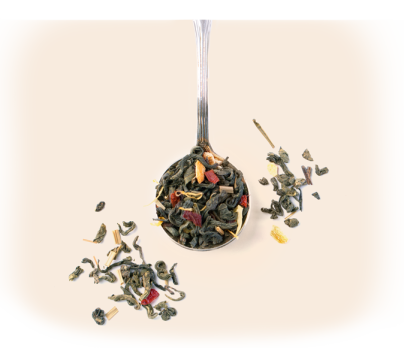 Green tea, citrus peels TESS Lime in bags 25 pcs. photo