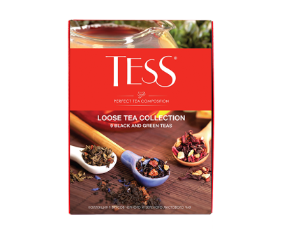 Collection of 9 black and green leaf teas TESS Loose Tea Collection leaf 350g photo