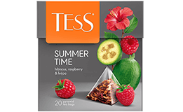 hibiscus with raspberry and feijoa flavour TESS Summer Time photo