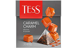 black tea with cream flavor and caramel pieces TESS Caramel Charm photo
