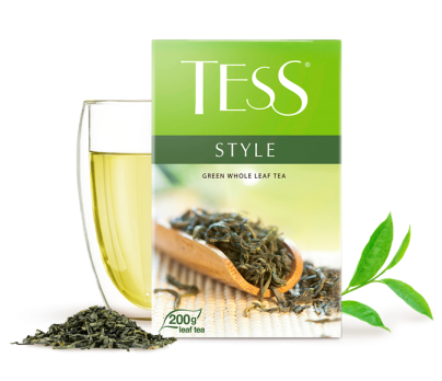 Green tea TESS Style leaf 200g photo