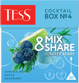 oolong tea, rosemary, apple and juniper flavouring TESS Cocktail Box №4 photo