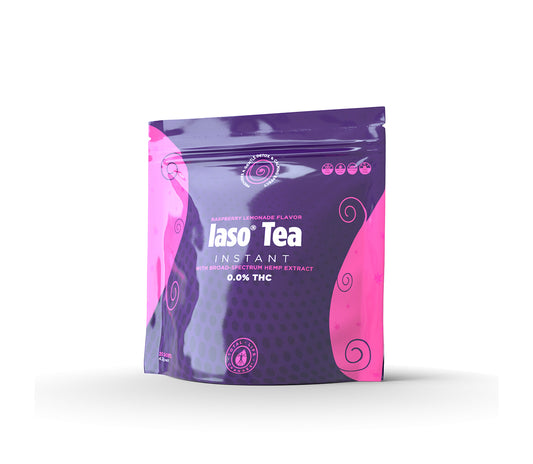 RASPBERRY - Instant Tea with Broad-Spectrum Hemp Extract - 25 Sachets