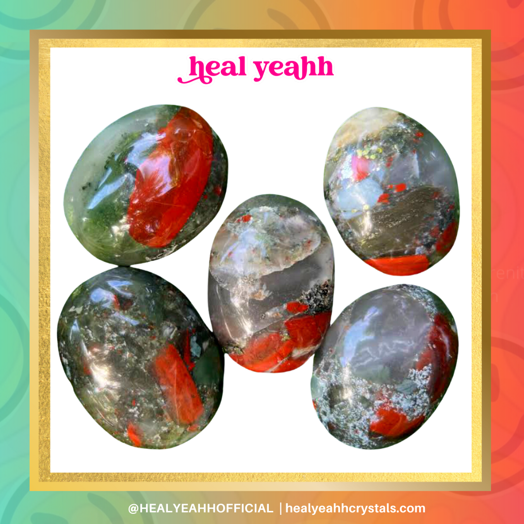 Bloodstone Crystal - Yoni Egg