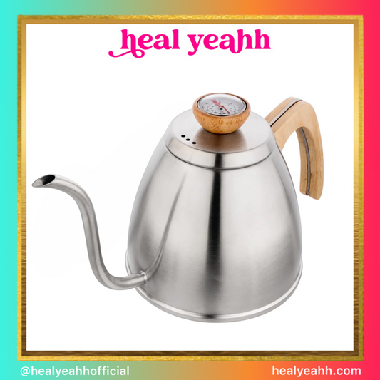 Stainless Steel Temp Controlled - Coffee Tea Teapot