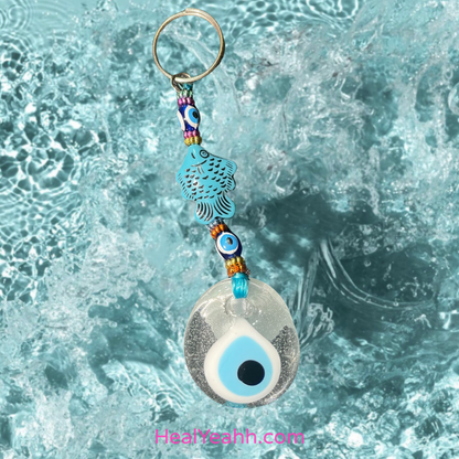 Fishing For Protection - Evil Eye Keychain