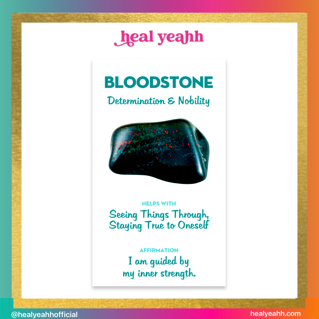 Bloodstone Crystal - Yoni Egg