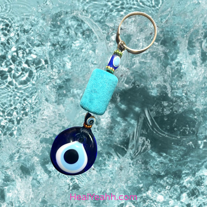 Clouded Judgement- Evil Eye Keychain