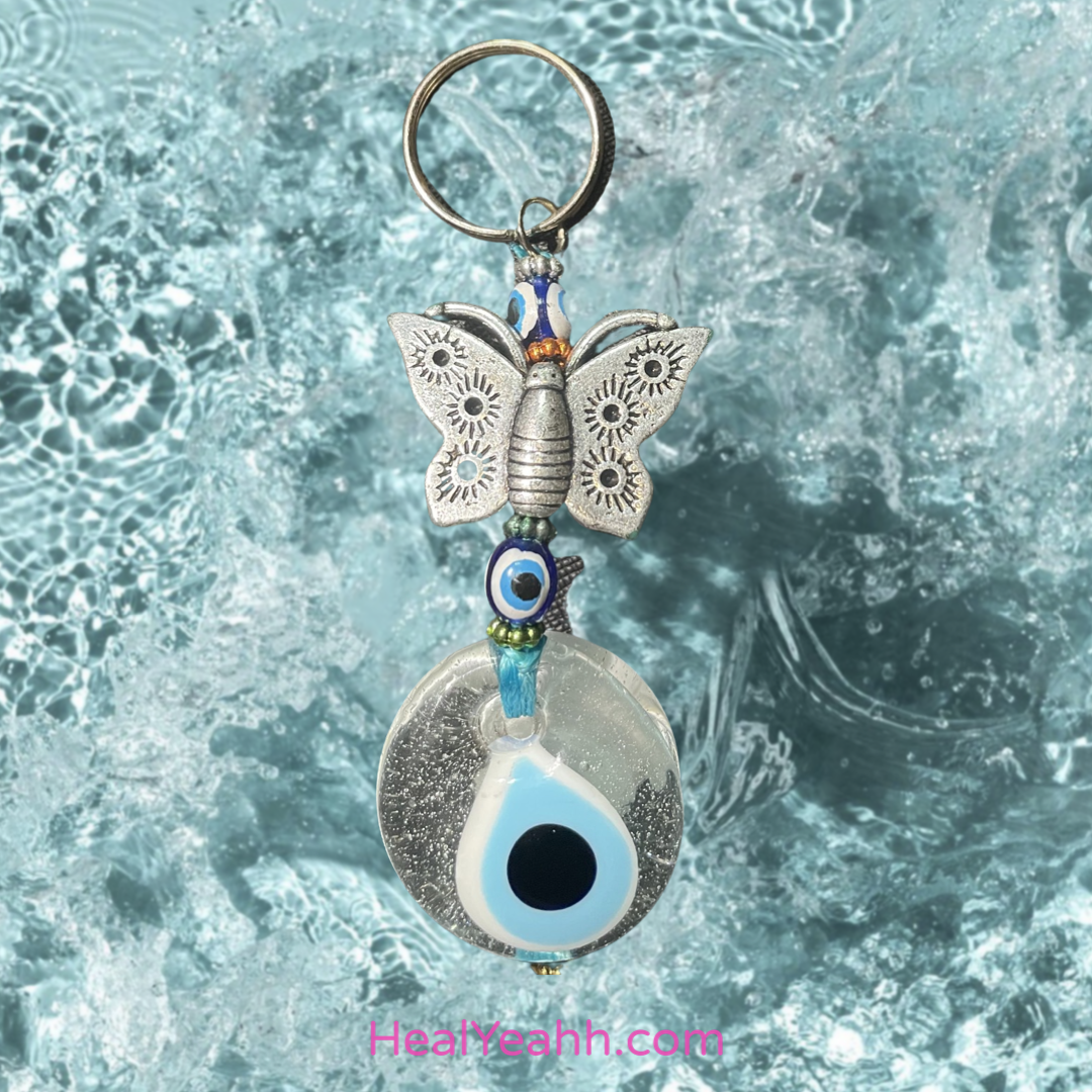 🦋 Butterfly 🦋 - Evil Eye Keychain