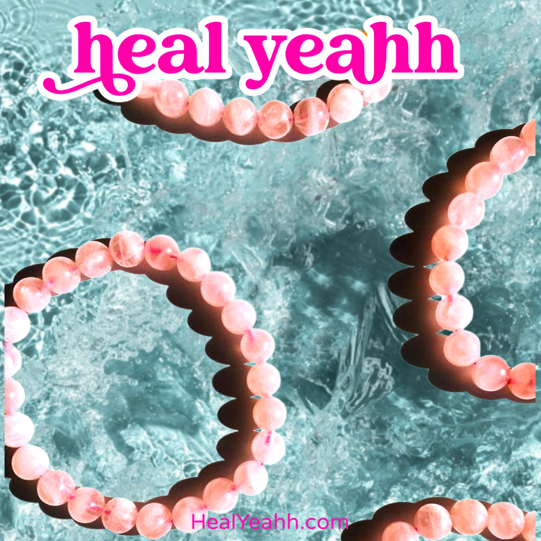 Rose Quartz  Crystal Bracelet