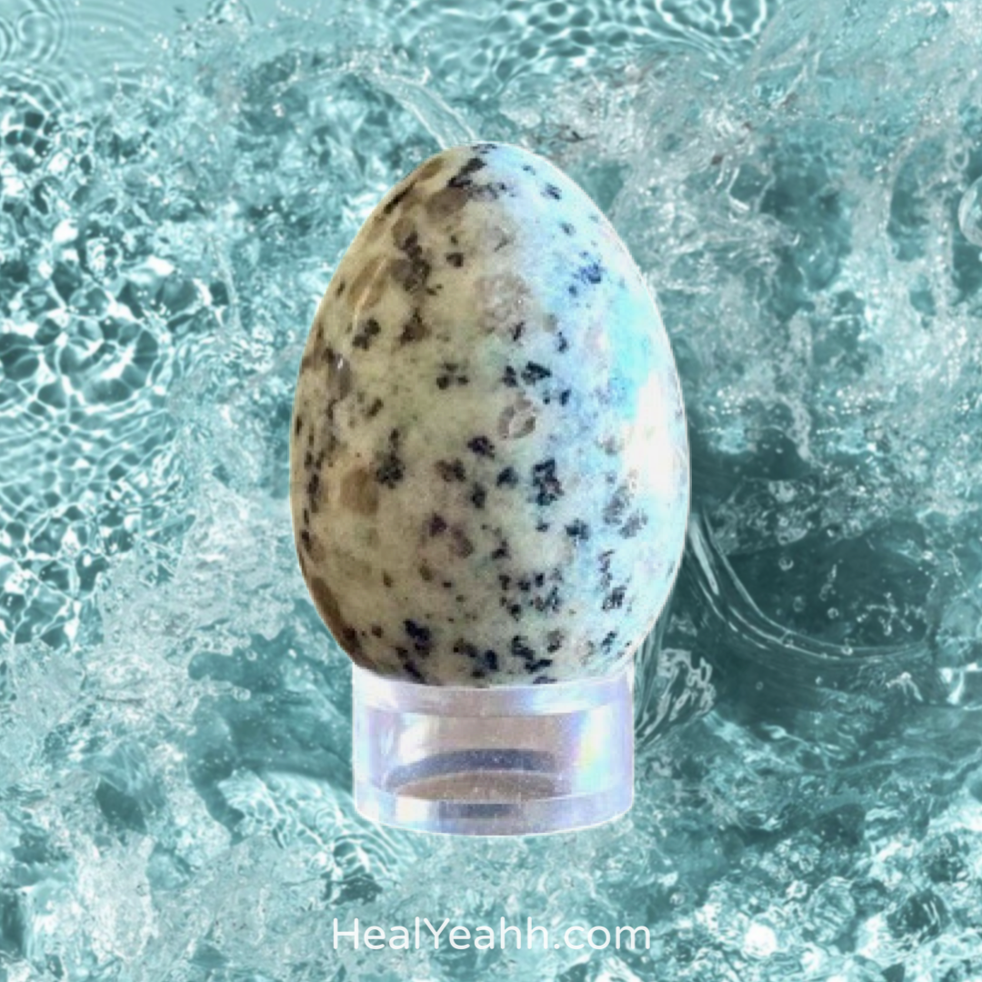 Kiwi Jasper Crystal - Yoni Egg