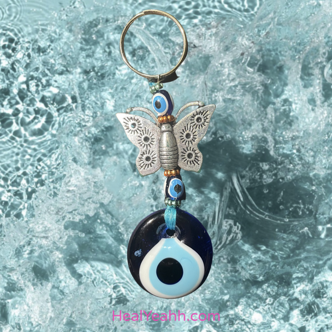 🦋 Butterfly 🦋 - Evil Eye Keychain