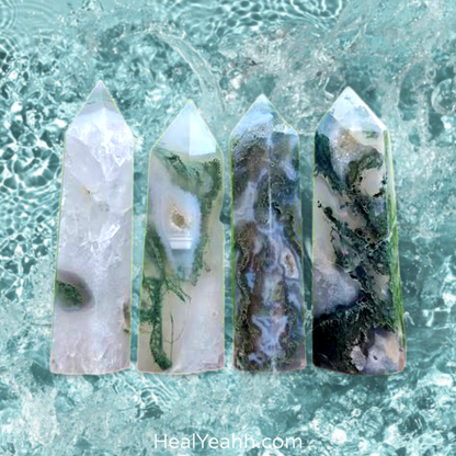 MOSS AGATE TOWERS